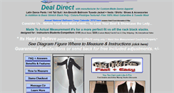 Desktop Screenshot of dancepants.com